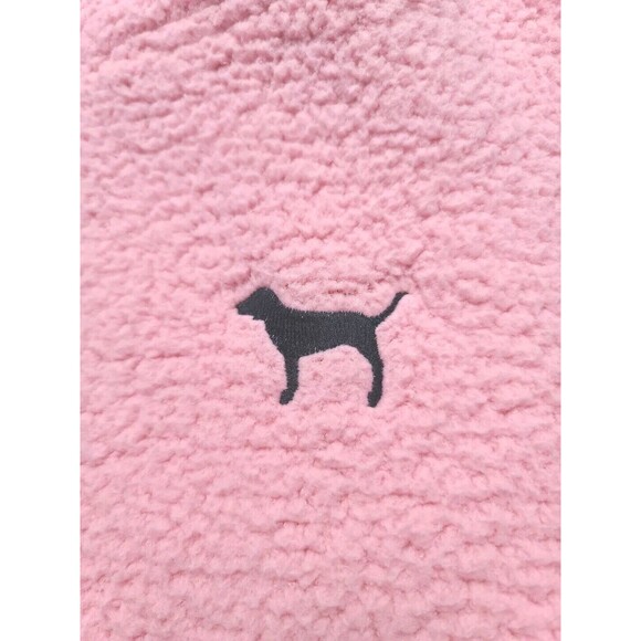 Victoria's Secret Pink Full-Zip Pink Sherpa Vest Limited Edition Size Xtra Small - Picture 2 of 5